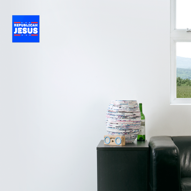 Republican-Jesus by Creatifly Graphic Tees